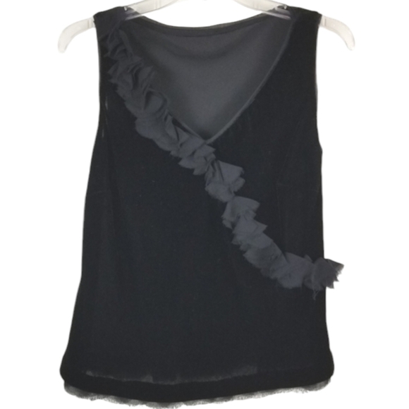 Velvet Babydoll Sleeveless Top Size Small Whimsigoth Witchy Medieval Romantic - Picture 1 of 5